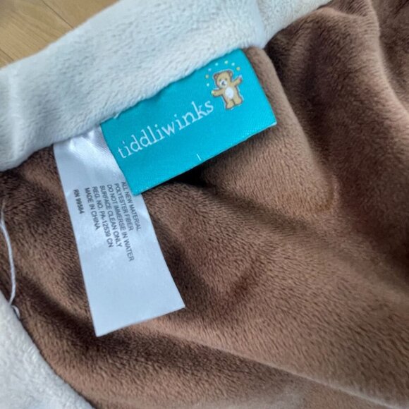 Tiddliwinks Monkey Security Blanket Lovey Lovie Plush Brown Cream - Picture 5 of 6